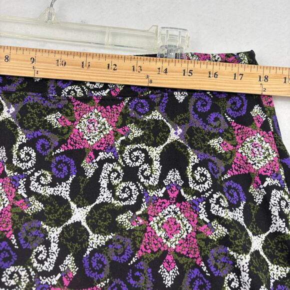 Tranquility Skort XL Black Print Pull On Shorts Lined Stretch Colorado Clothing - Picture 6 of 7
